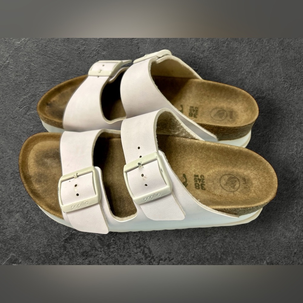 Birkenstock Papillio Arizona Platform Sandals in White, 38 - Picture 4 of 9